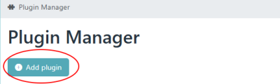 Uploading the plugin file in the plugin manager