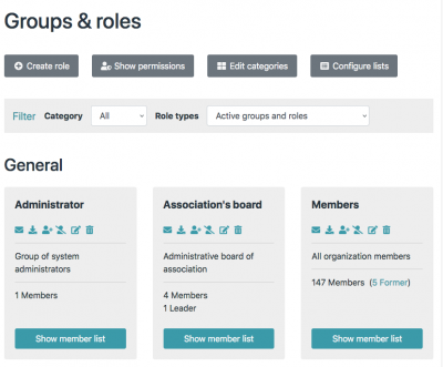 groups & roles