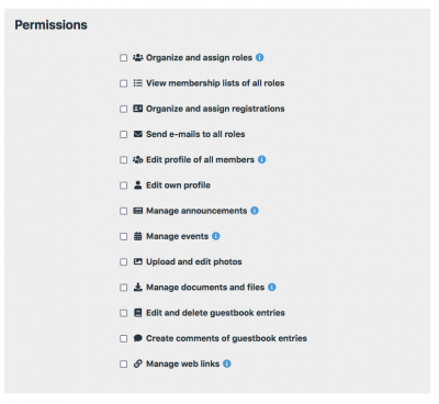 permissions